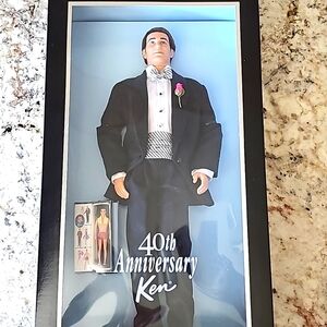 NEW Vintage Ken Barbie 40th Tuxedo Groom Anniversary Collector Edition Doll 2001